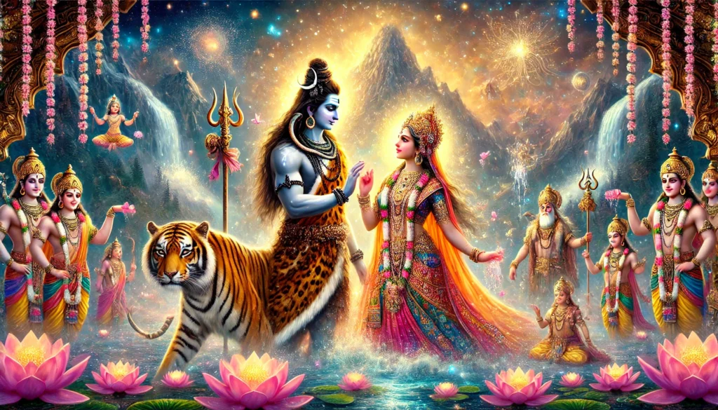 Lord Shiva and Mata Parvati marriage