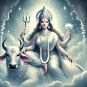 Goddess Shailaputri, first form of Navadurga